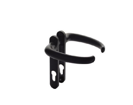maniglia Java su base intera interasse 85mm per cilindro sagomato